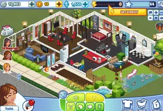 Facebook App - The Sims Social