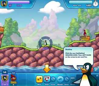 Crazy Penguin Wars Facebook Game App